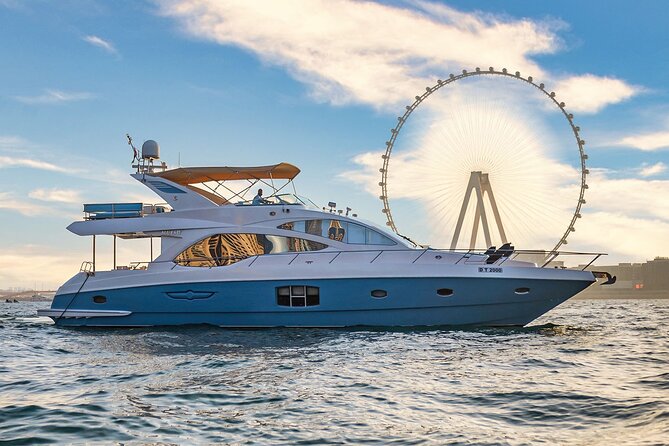 Sunset escape on Bluemoon 64ft from Dubai Marina to Atlantis - Key points before you book