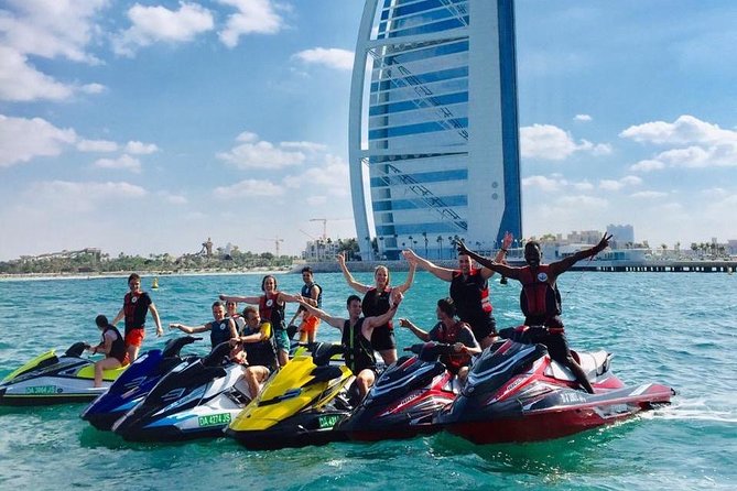 The Best Jet Ski in Dubai - 2 Hours Burj Al Arab - Dubai Marina - Atlantis Tour - First sight: Burj Al Arab from the sea