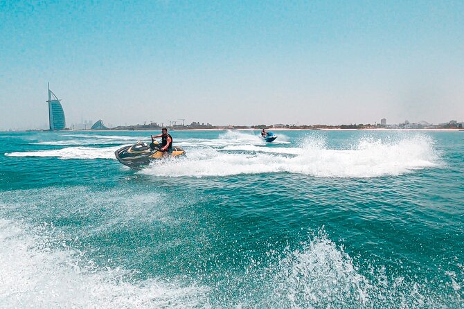 The Best Jet Ski in Dubai - 30 Minutes Burj Al Arab Tour - The distant Burj Khalifa view