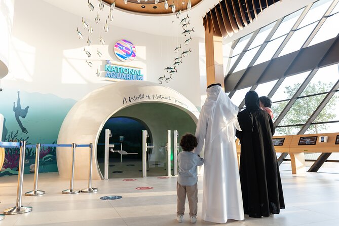 The National Aquarium Abu Dhabi Admission Tickets - Following the route through 10 themed zones