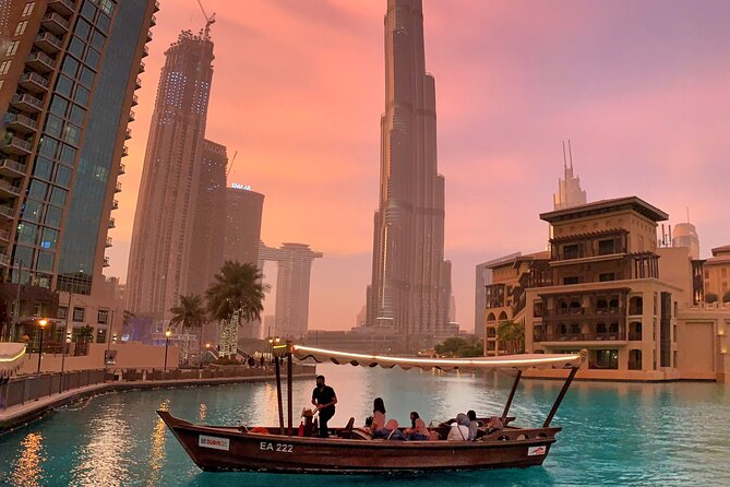 Traditional Abra Ride and Dubai Fountain Show at Burj Lake - Key points to know before you book