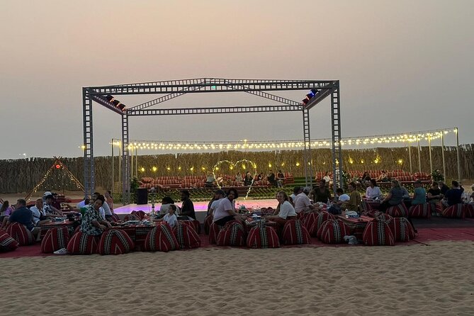 VIP Desert Safari Abu Dhabi with Private Seating Area - Sandboarding adds a second way to use the dunes