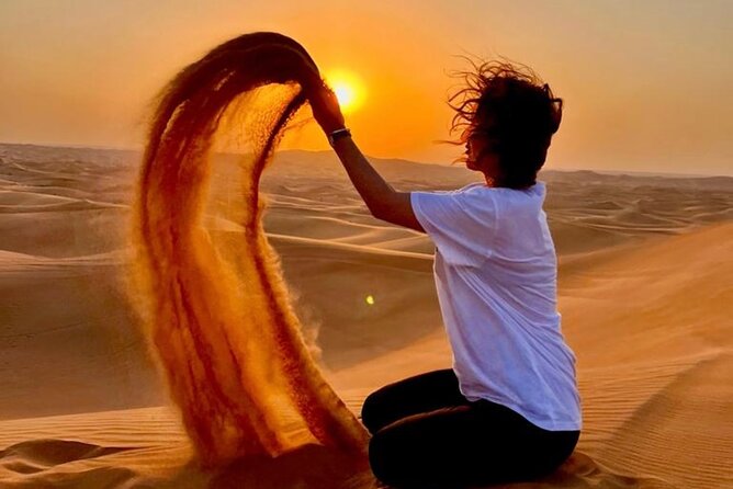 VIP Dubai Desert Safari with Quadbike,Sandboarding & BBQ dinner - BBQ dinner, tea, and three stage shows