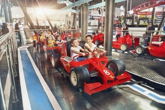 Warner Bros World and Ferrari World Combo Ticket with transfer from Dubai - Ferrari World and the rush of Formula Rossa