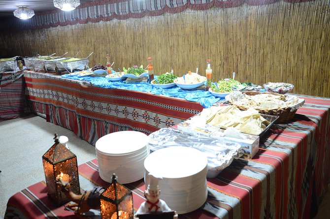Wow Arabian Nights Tours Desert Safari Program with BBQ Dinner - The Bedouin-style camp is the social center