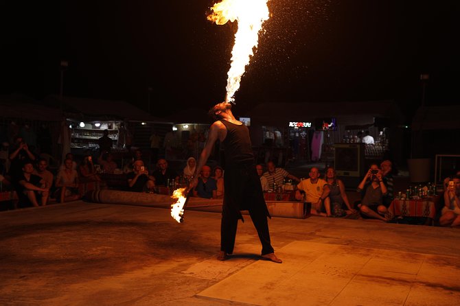 Wow Arabian Nights Tours Desert Safari Program with BBQ Dinner - BBQ dinner with tanoura, belly dancing, and fire