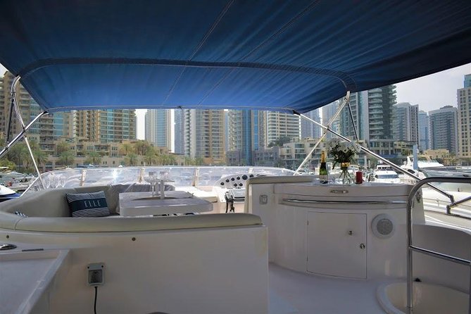 Yacht Trip Dubai : Book 56 ft Premium Yacht up to 21 people - What is included onboard