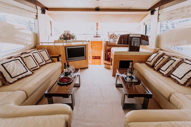 Yacht Trip Dubai : Book 56 ft Premium Yacht up to 21 people - Why this works well for birthdays and private celebrations