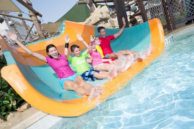 Yas Water World Abu Dhabi Ticket - The pearl-themed attraction and local character
